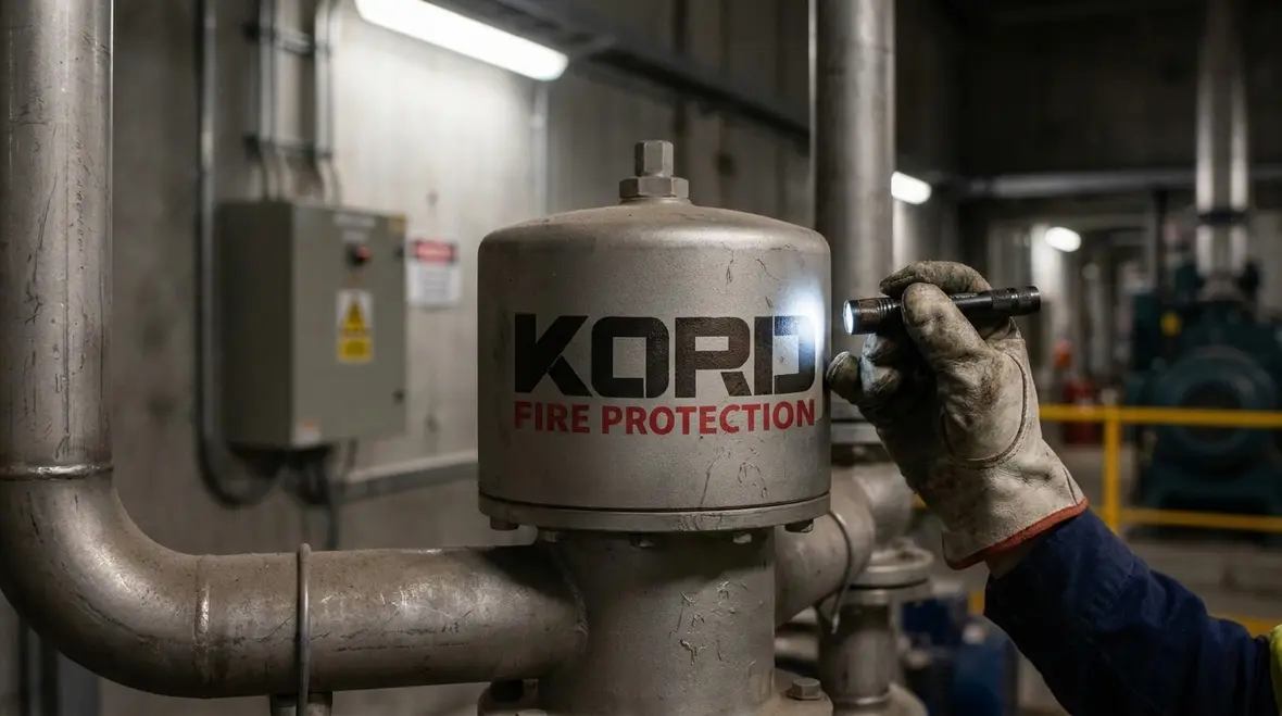 System valve inspection points for NFPA 25 compliance