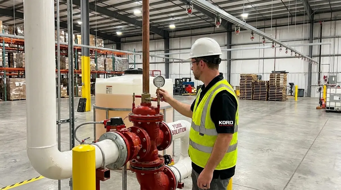 NFPA official definitions for foam-water systems