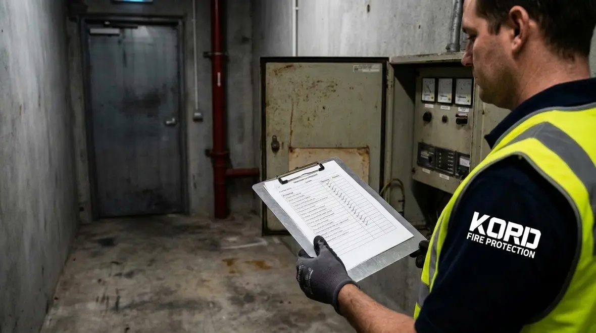 Fire protection code cross references for foam water system maintenance and compliance