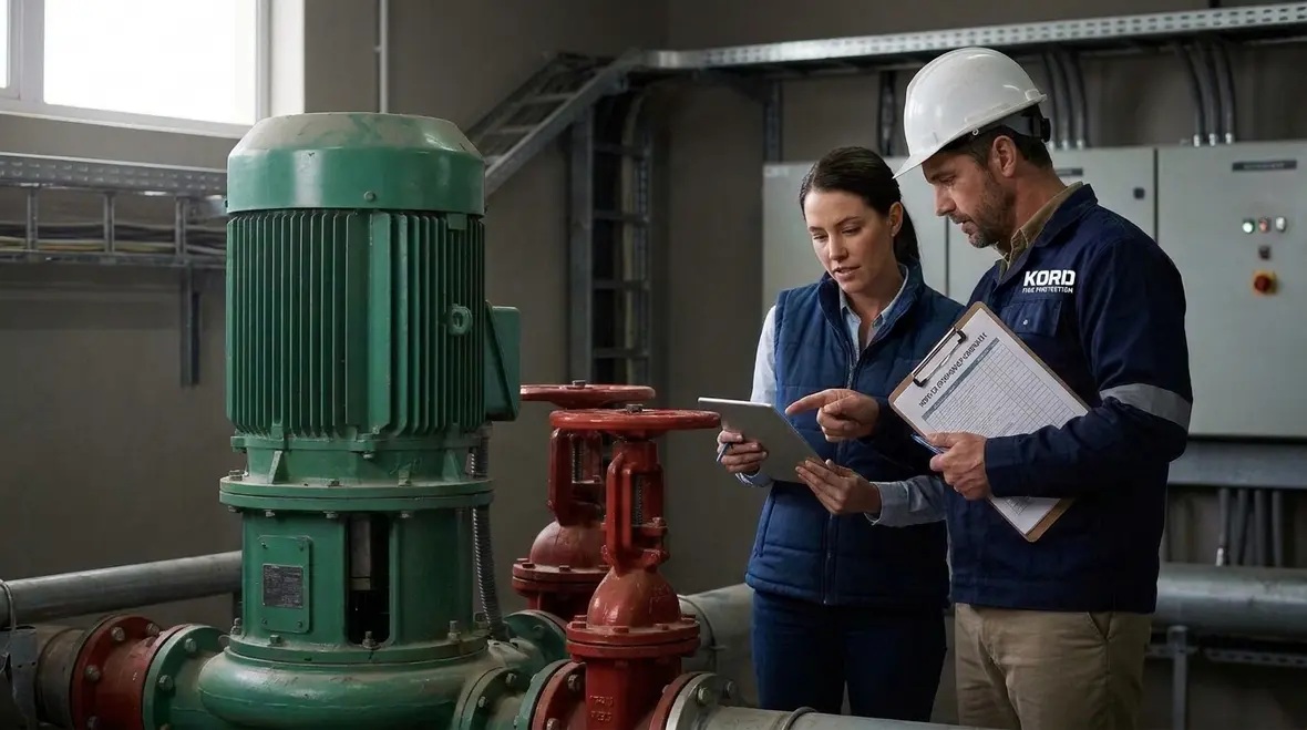 Installed water spray fire protection system protecting industrial assets