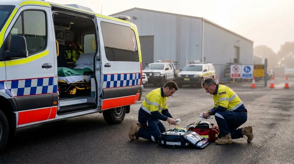 Emergency response equipment inspection supporting ambulance readiness and compliance