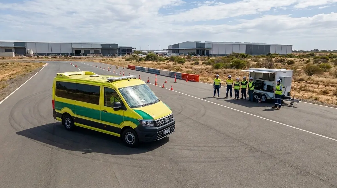 Ambulance stability testing under NFPA 1900 Section 29.9