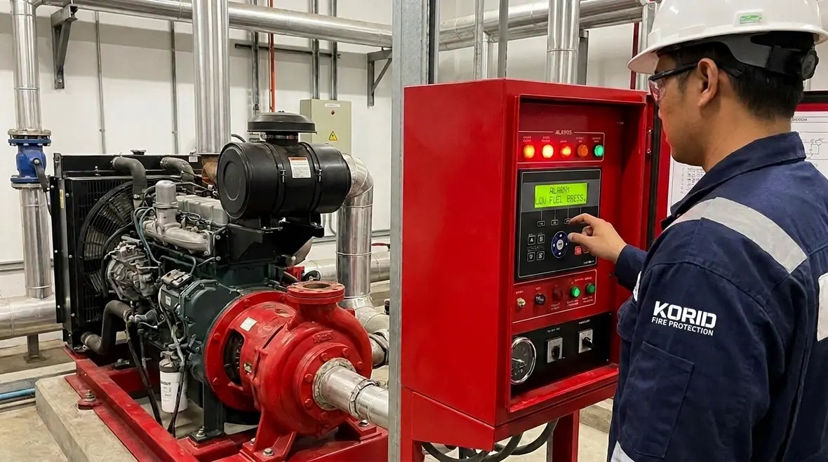 Diesel fire pump controller alarm requirements hero image