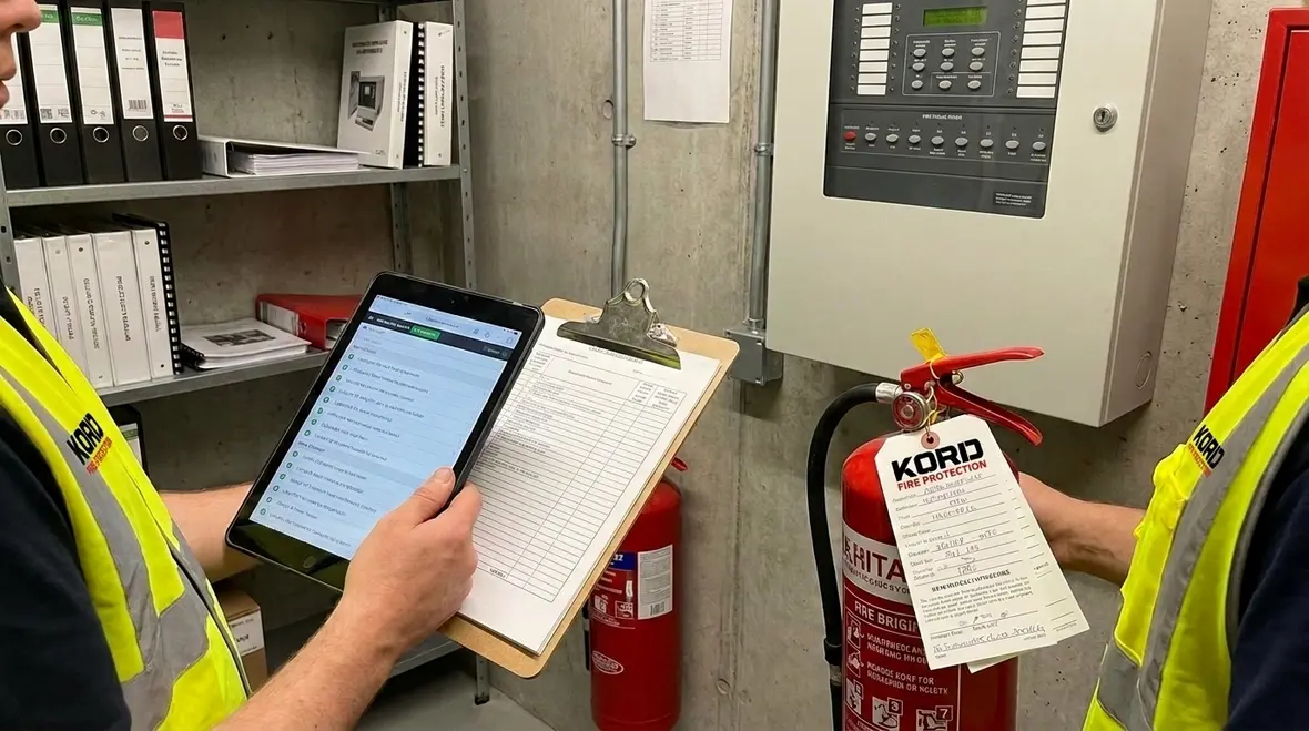 Fire code record keeping files and compliance reports for NFPA 1 Section 1.12