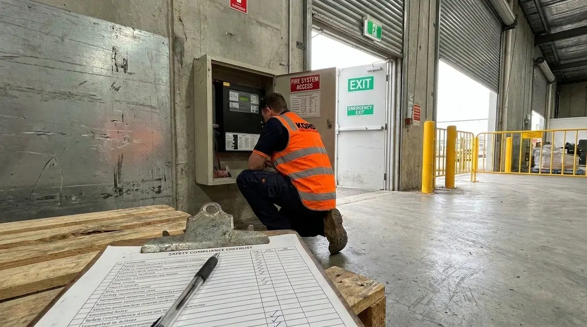 Fire inspection notice and compliance correction process