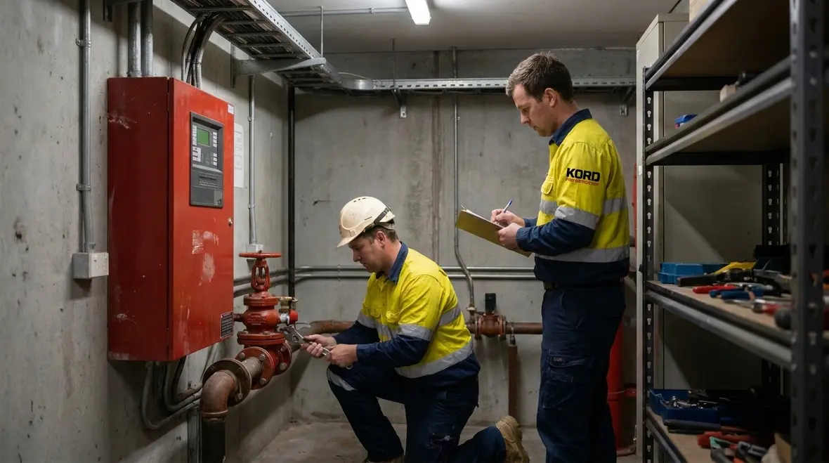 NFPA 1 Section 1.17 fire code enforcement at a commercial facility