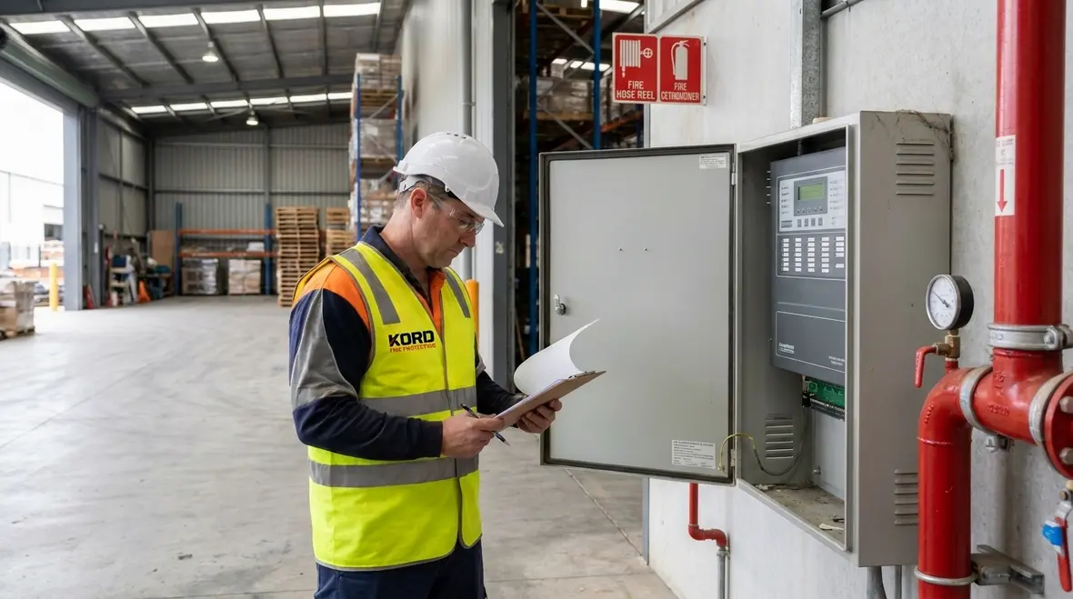 Fire official liability protection and inspection documentation at a commercial site