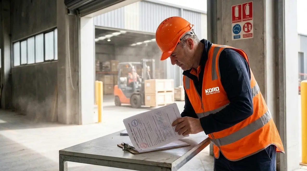 Fire permit fee schedule and NFPA 1 inspection fees for commercial fire compliance