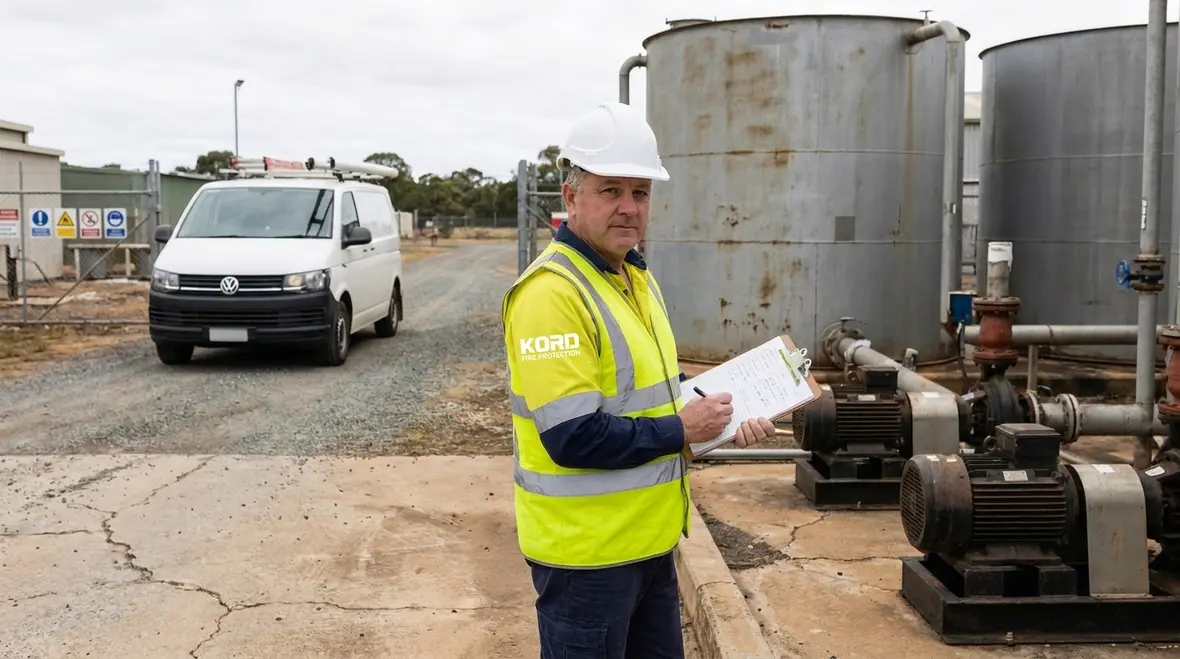 Fire protection maintenance documentation and valve compliance records