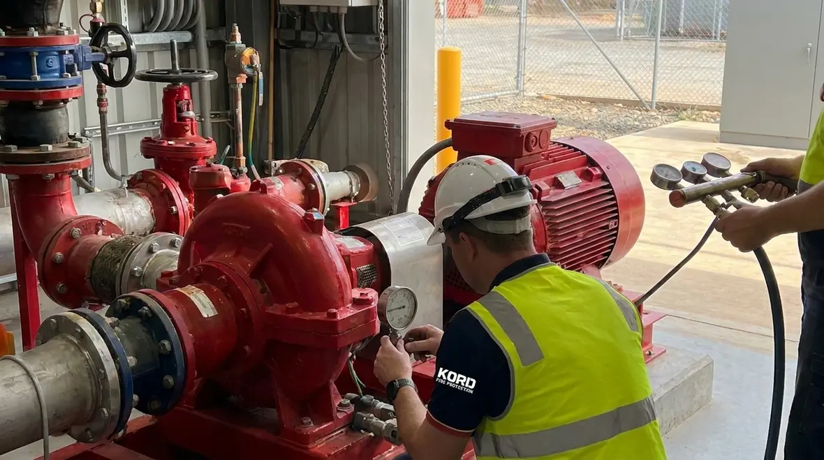 Fire pump acceptance test preparation under NFPA 20