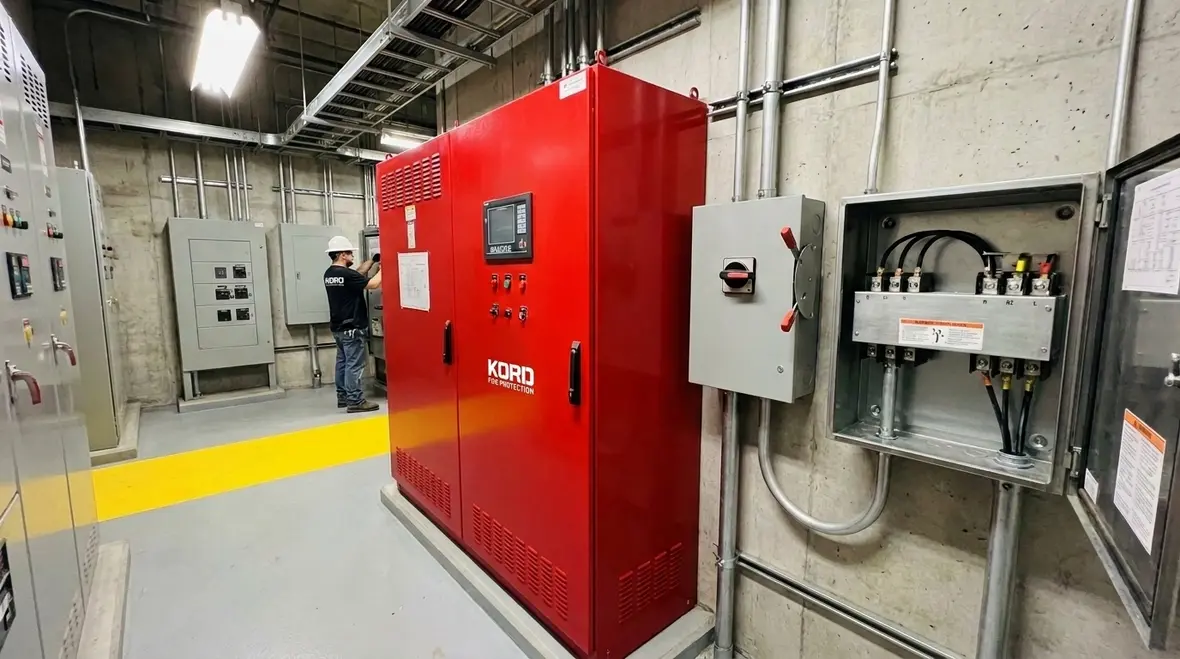 Fire pump disconnect and transfer switch requirements