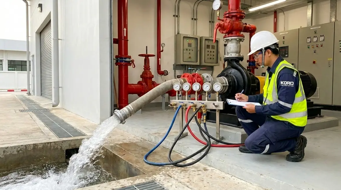 NFPA 20 fire pump flow test requirements featured image