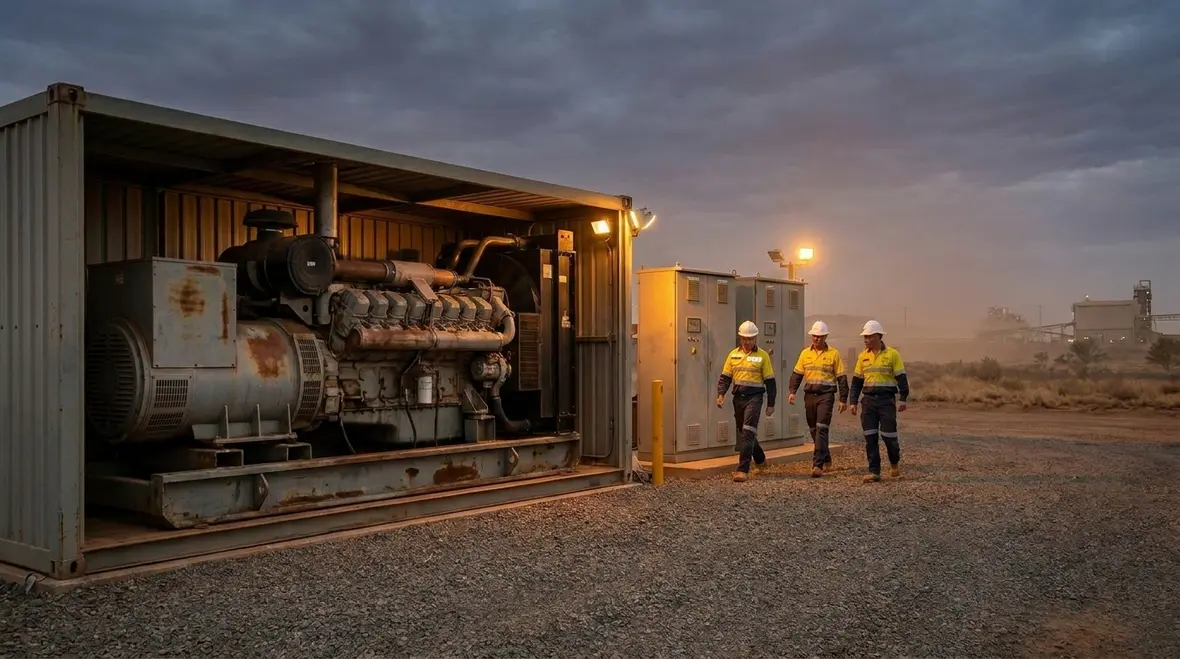 Fire pump generator system inspection