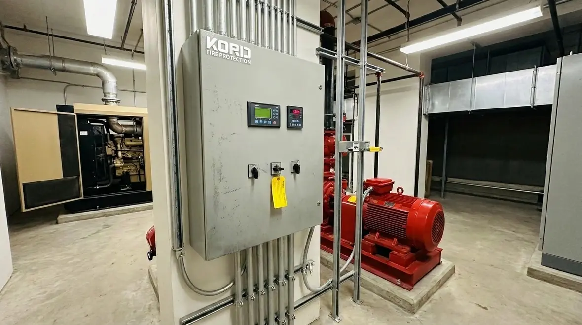 Fire pump generator and voltage drop requirements