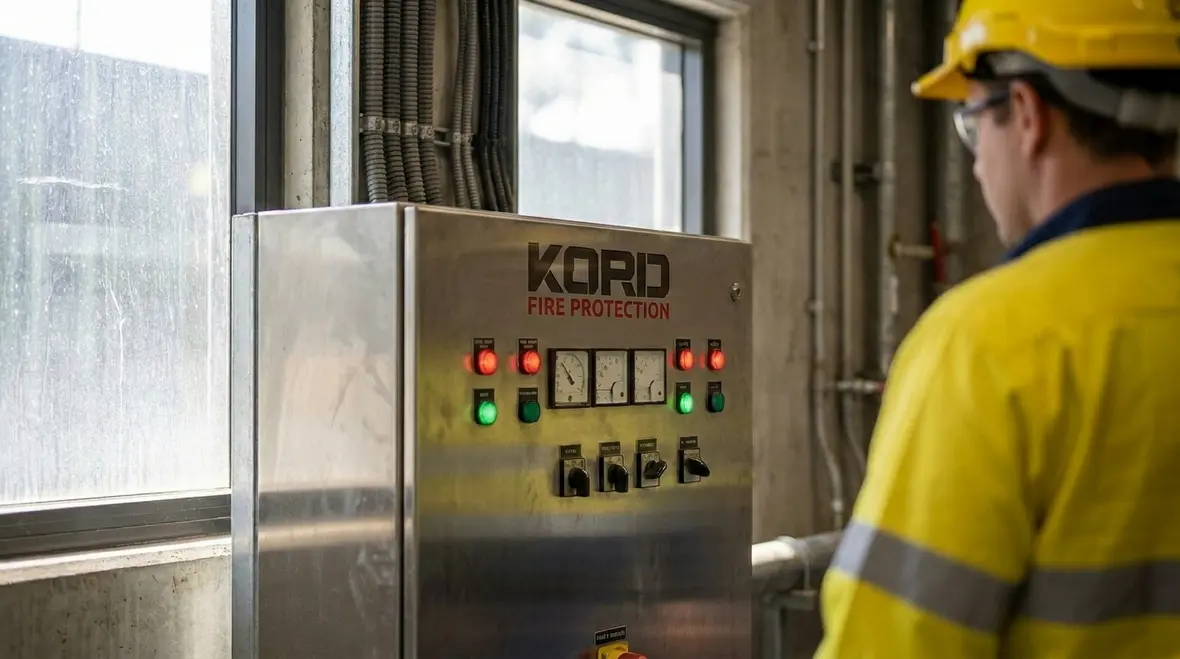Fire pump controller and monitoring equipment for NFPA 20 operation requirements