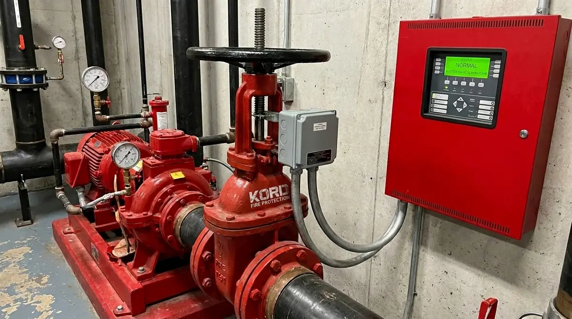 Fire pump valve supervision requirements hero image