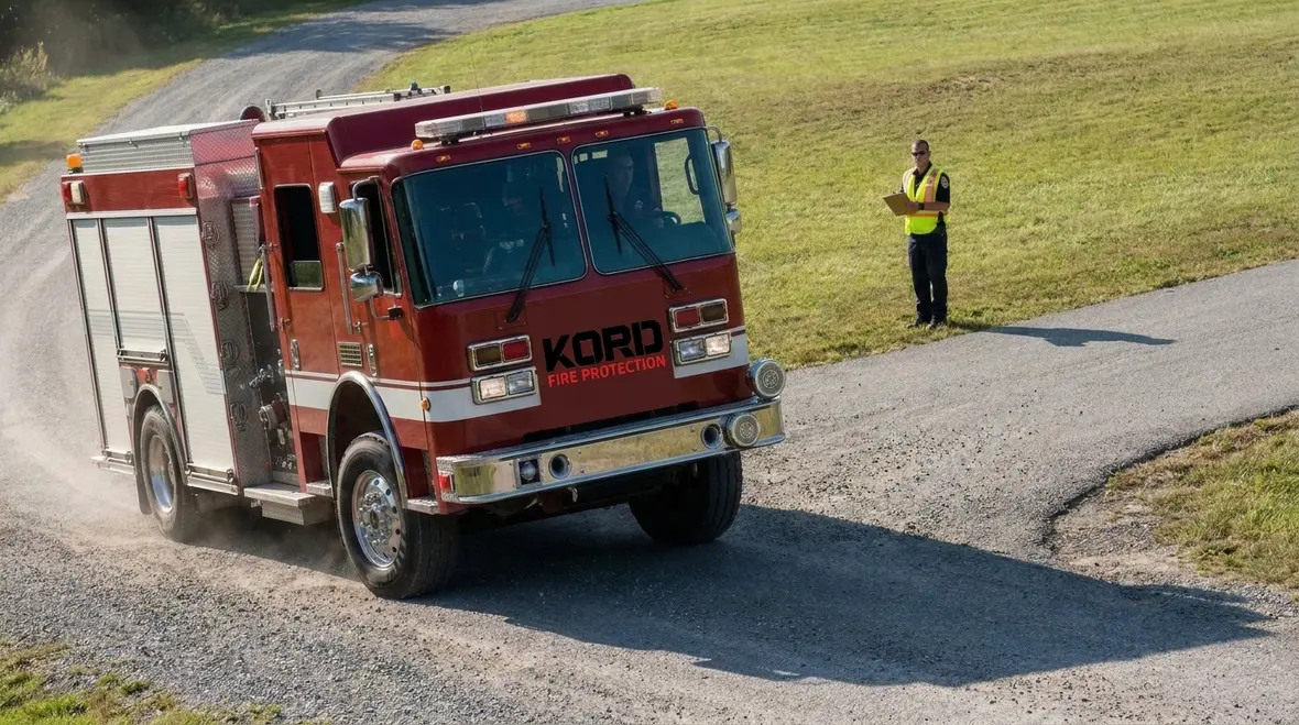 Fire apparatus cornering and braking stability evaluation