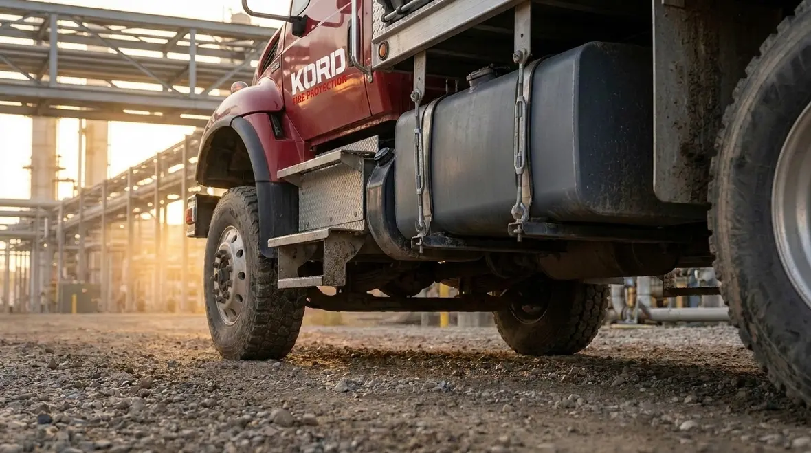 Inspection and maintenance access for fire apparatus water tanks