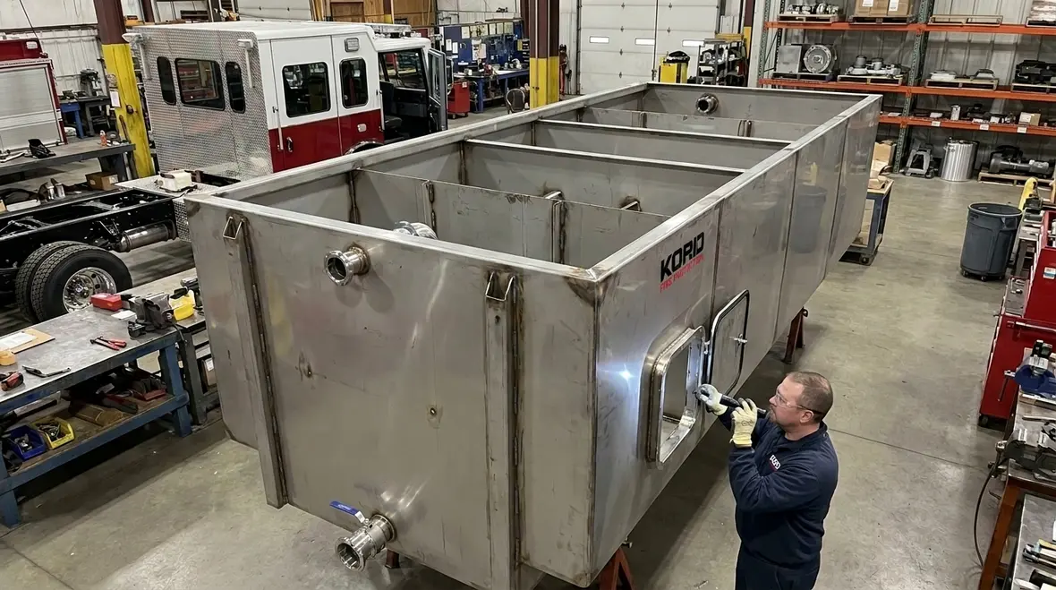 NFPA 1900 Section 17.2 Water Tank Construction for Fire Apparatus