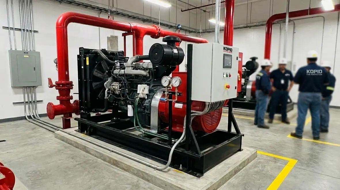 Packaged fire pump assembly requirements under NFPA 20 in a modern pump room