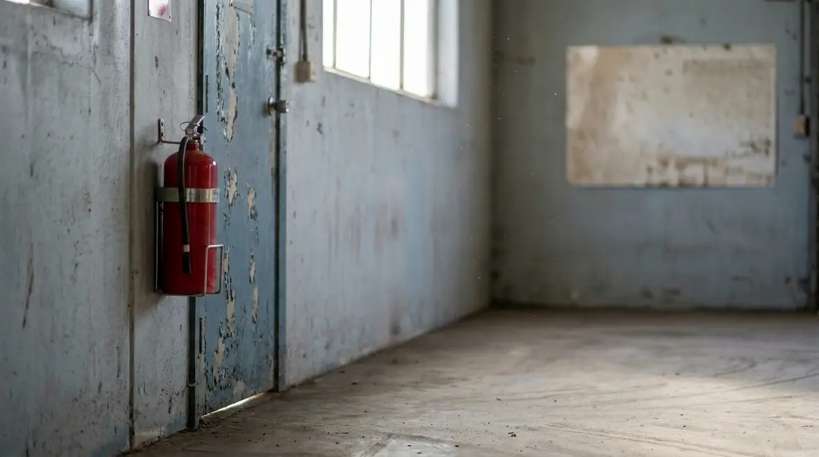 Portable fire extinguisher requirements in a commercial facility