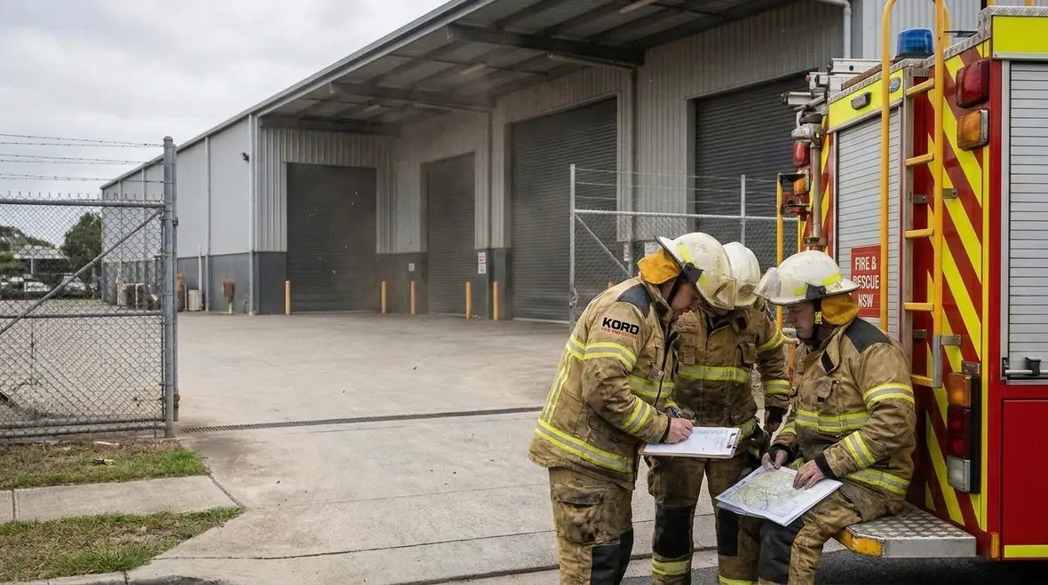 Pre incident fire planning walkthrough and emergency site review