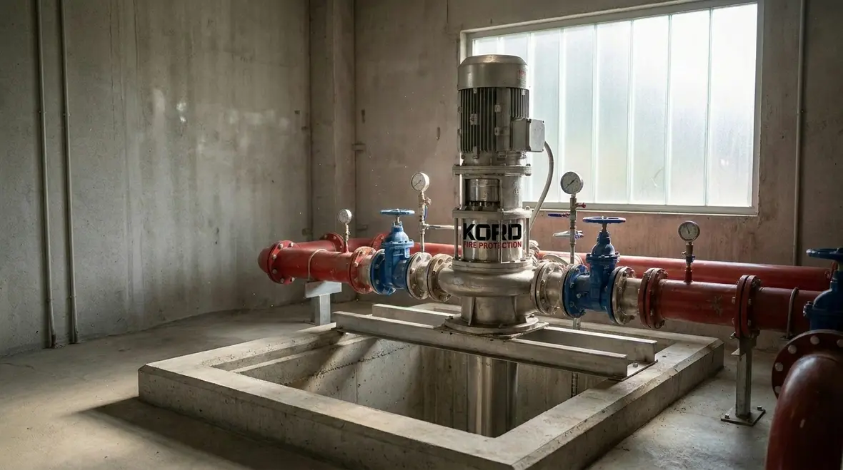 Vertical turbine fire pump installation water supply planning