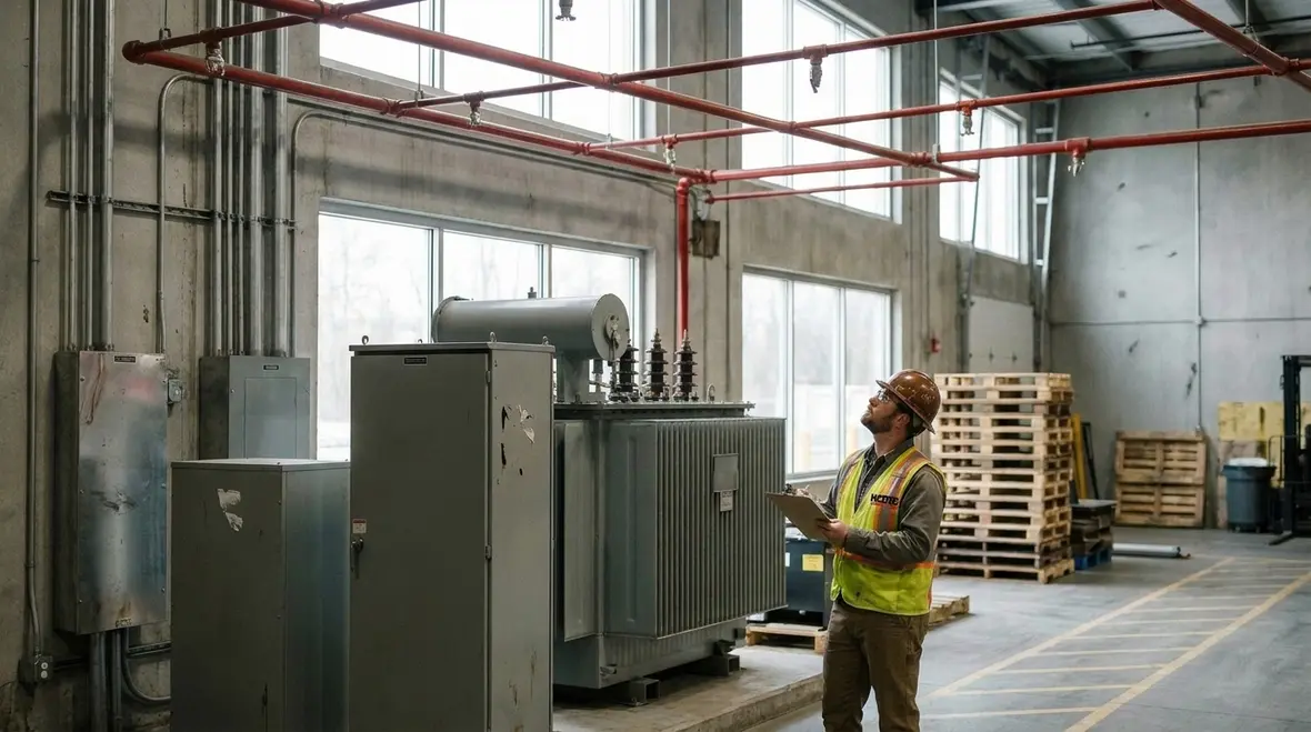 Industrial equipment protected by water spray system design