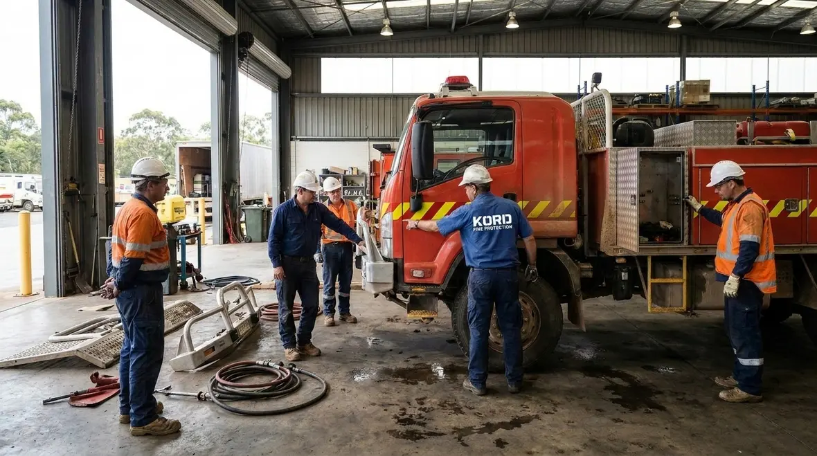 Kord Fire Protection support for compliant wildland apparatus fit out