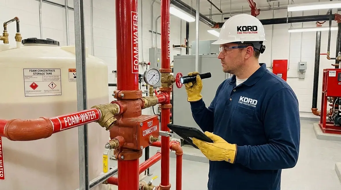 NFPA 16 Section 9.1 Inspecting, Testing, and Maintaining Foam-Water Sprinkler Systems
