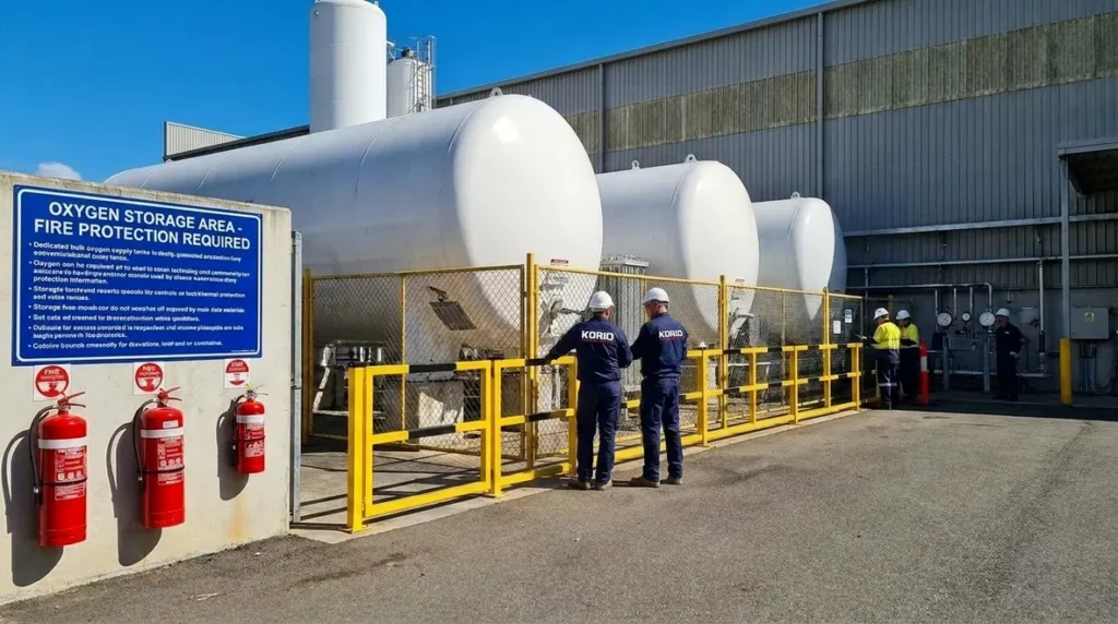 NFPA 1 bulk oxygen systems storage fire code
