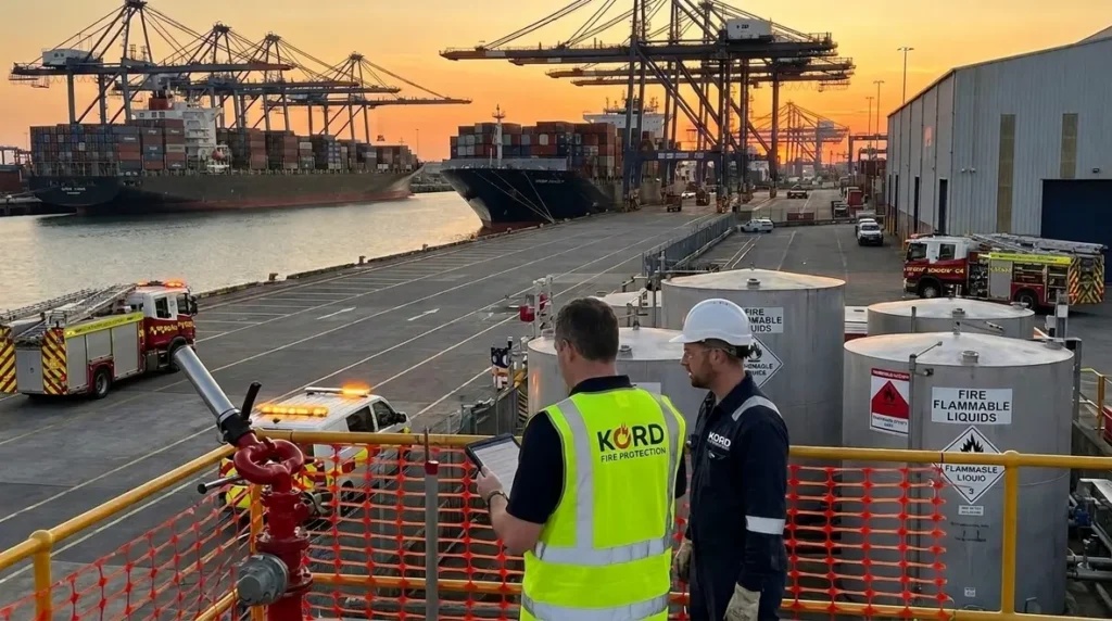 NFPA 1 wharf flammable liquid marine terminal fire code