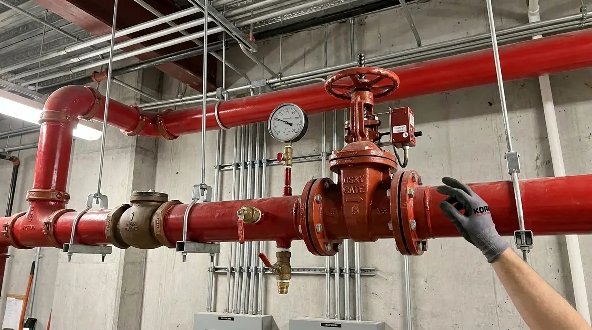 NFPA 13 basic requirements for piping and valve installation