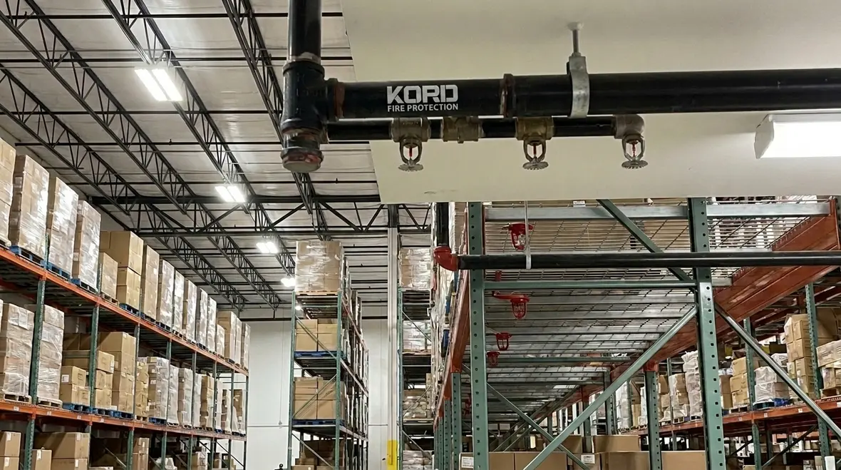 NFPA 13 general requirements for ceiling and in-rack sprinklers storage
