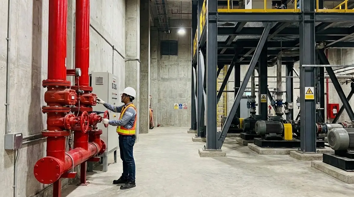 NFPA 13 light water nuclear power plants sprinkler design