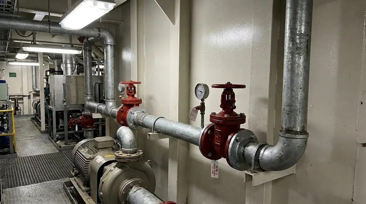 NFPA 13 marine system installation requirements