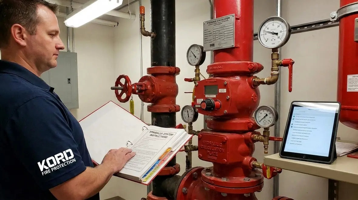 NFPA 13 Section 29.3 — Sprinkler System Instructions Documentation