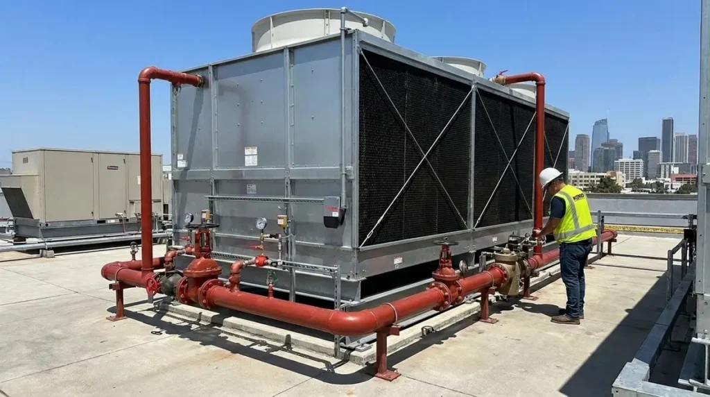 NFPA 13 water cooling towers sprinkler system requirements