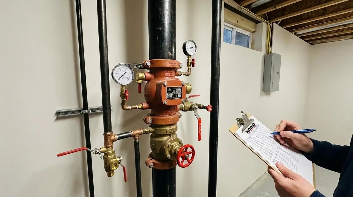 NFPA 13D Annex C sprinkler system inspection checklist for home buyers and sellers