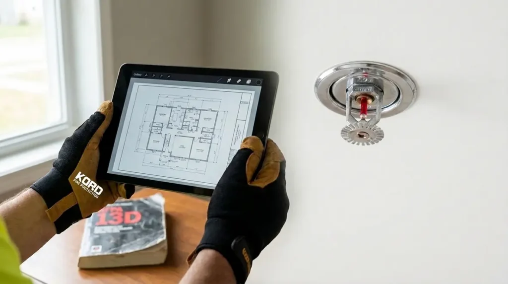 NFPA 13D Chapter 3 definitions residential sprinkler system terminology glossary