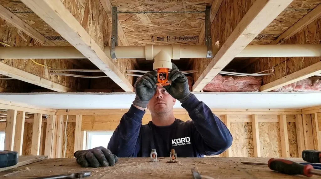 NFPA 13D Section 7.5 sprinkler installation procedures one two family dwellings residential