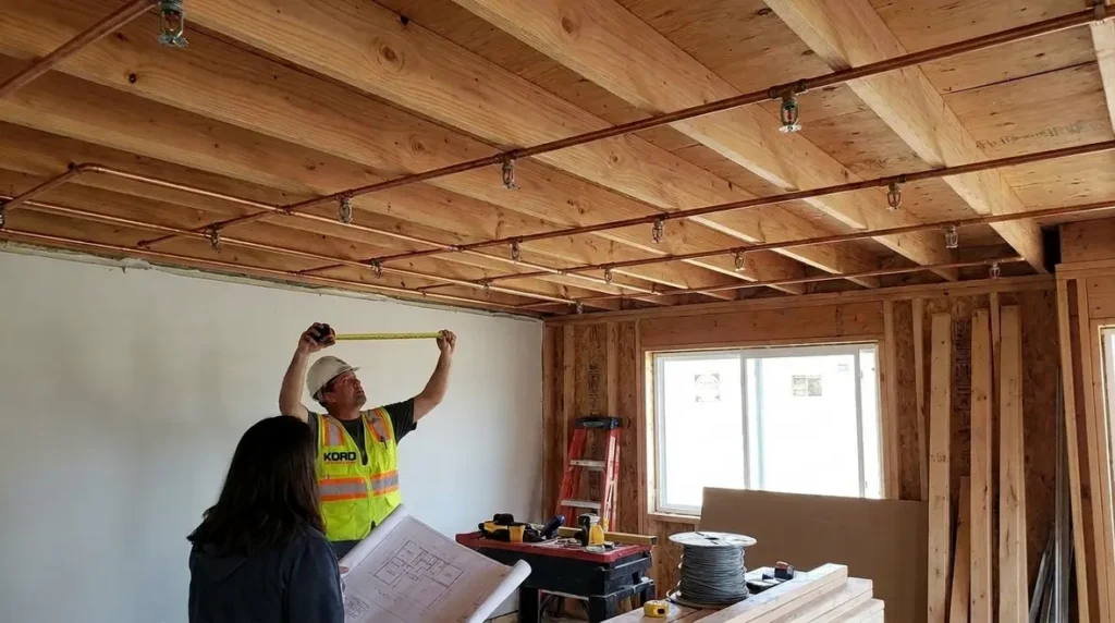 NFPA 13D Section 8.1 design criteria residential sprinkler layout spacing requirements