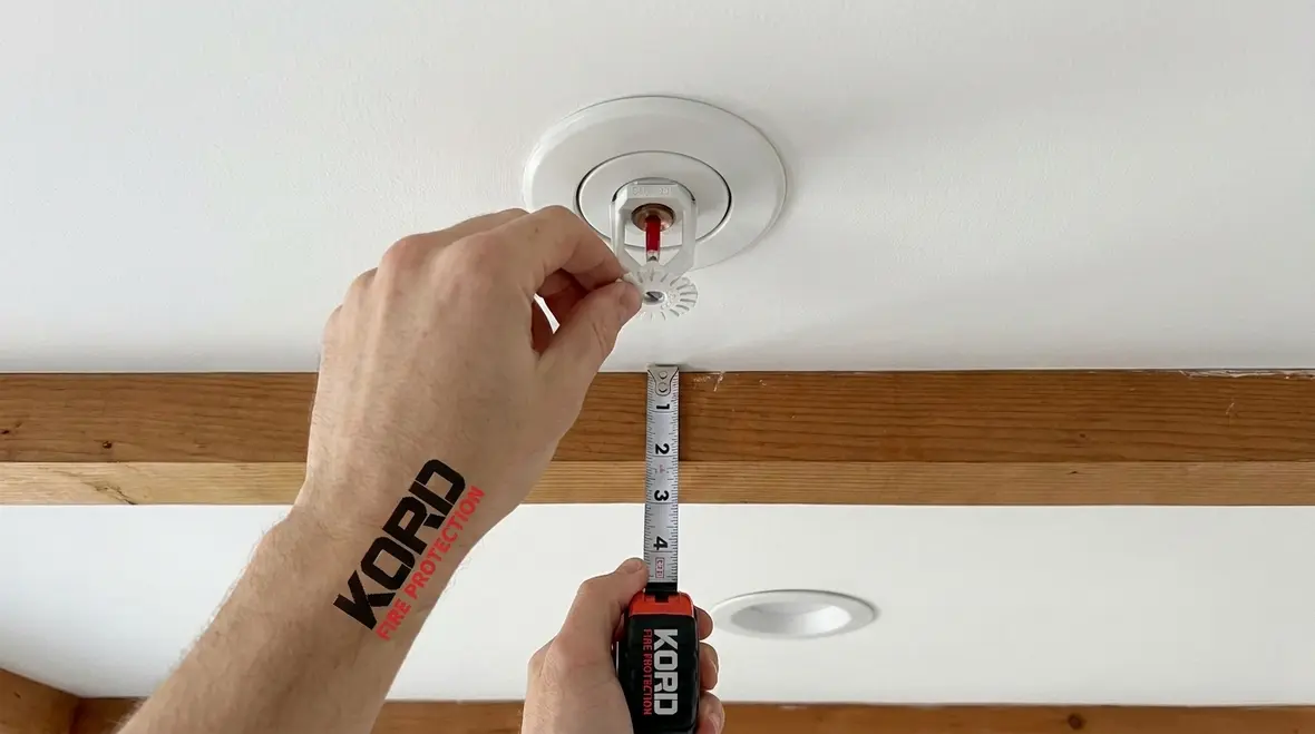 NFPA 13D Section 8.2 sprinkler mounting heights and clearances in residential homes