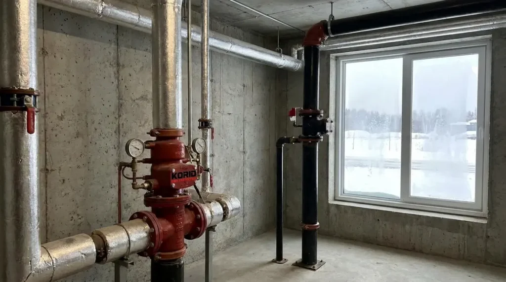 NFPA 13R 5.4 system types wet dry preaction antifreeze freezing