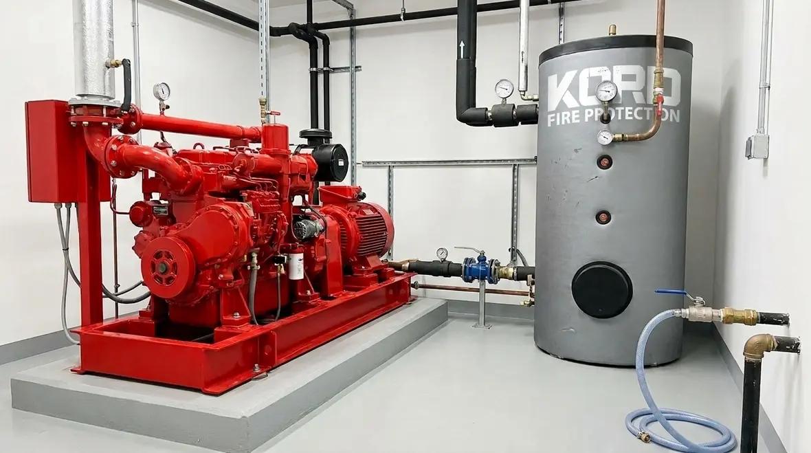 NFPA 13R Section 9.5 types of water supplies storage tank fire pump