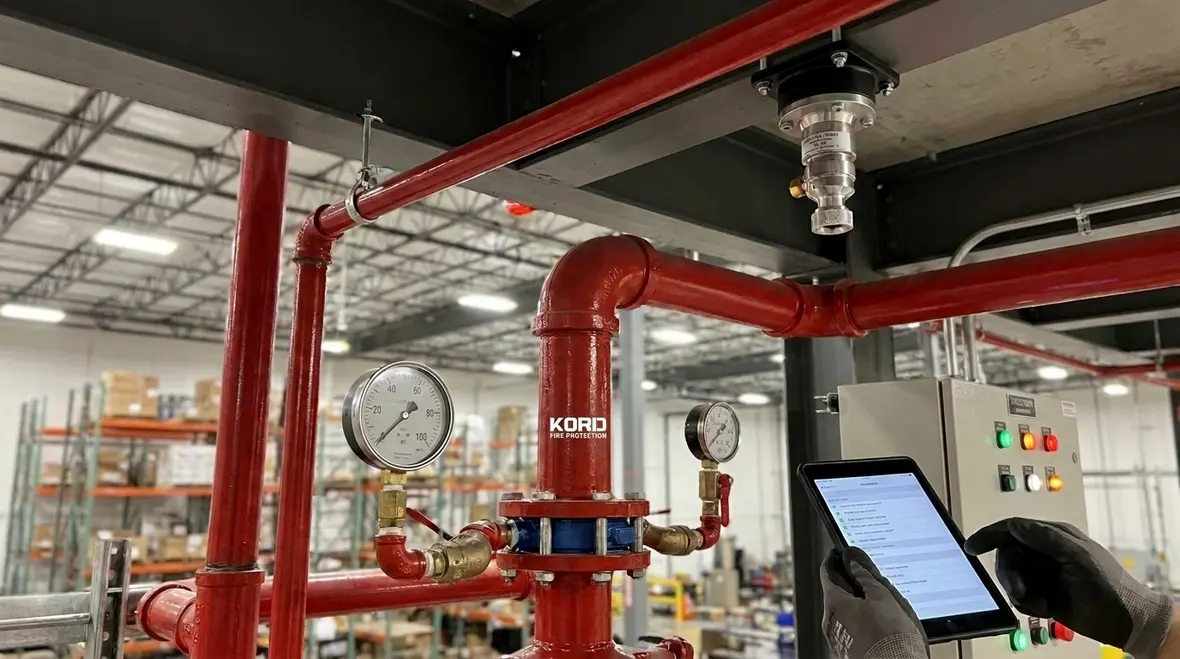 NFPA 15 Section 12.2 response time 100 milliseconds water-filled piping