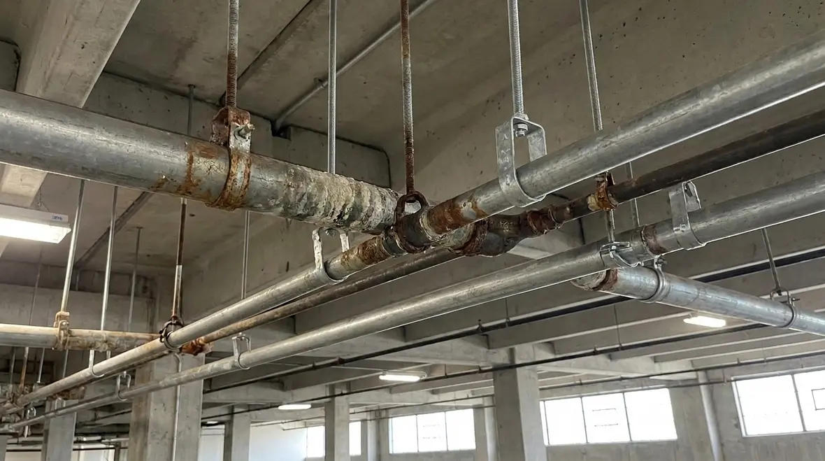 NFPA 15 Section 5.6 hangers pipe support corrosion resistant requirements