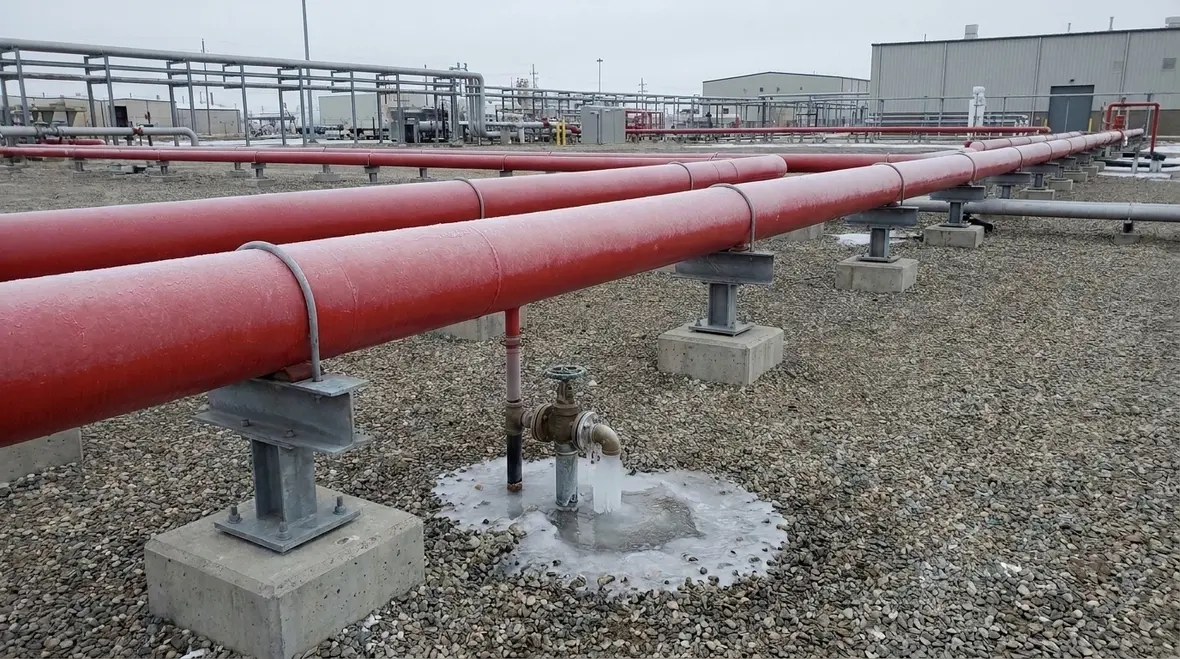 NFPA 15 Section 6.3 piping installation pipe stands drains weep holes freeze protection
