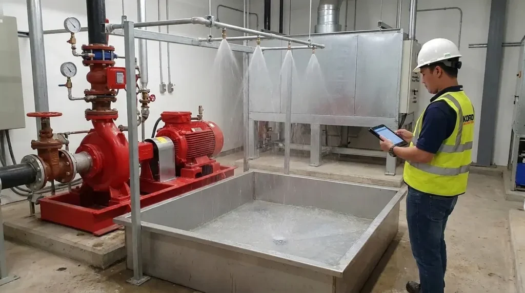 NFPA 15 7.3 control of burning net rate 0.50 0.30 gpm/ft2 pumps pool fires