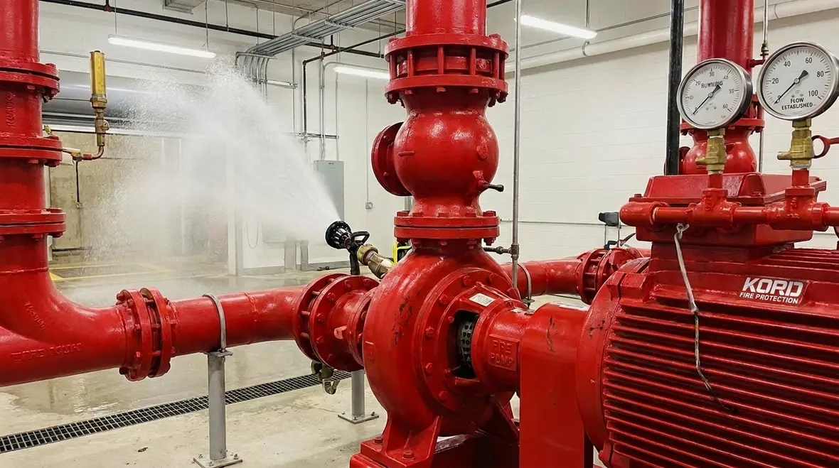 NFPA 15 Section 9.1 automatic water supply requirement